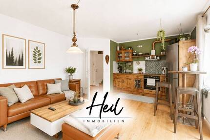 Vermietete 2-Zimmer-Wohnung mit Echtholzparkett | Balkon | Stellplatz - Zwenkau