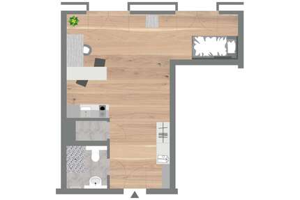 Wohnung zum Mieten in Münster 1.045,00 € 42.22 m²