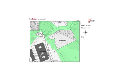 Großes Grundstück am Gesundheitszentrum Glantal in Meisenheim
