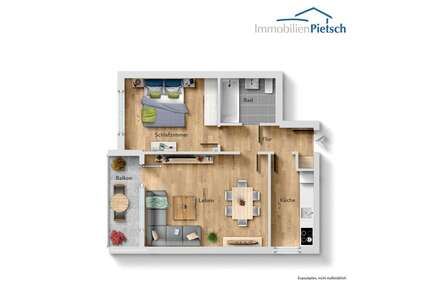 Wohnung zum Kaufen in Ingolstadt 179.000,00 € 54 m²
