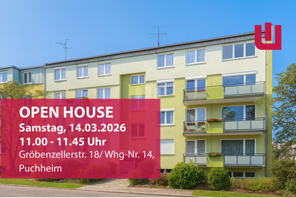 WINDISCH IMMOBILIEN - Gemütliche 2,5-Zi. - Dachterrassenwohnung in gepflegtem MFH bezugsfrei! - Puchheim