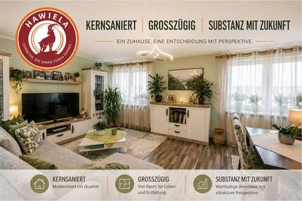 TOP saniert! DG-Wohnung mit 2 Stellplätzen & großen Gauben - ideal für Eigennutzer & Anleger - Bibertal Kissendorf