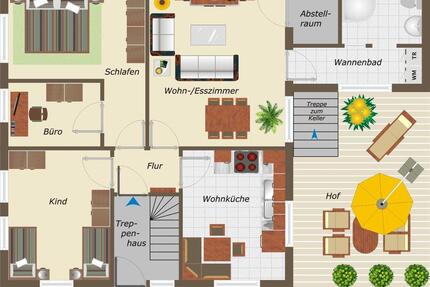 Barrierearme 4-Zimmer-Wohnung in ruhiger Lage von Waldalgesheim