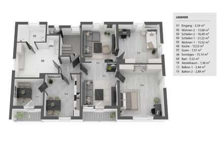 Wohnung zum Kaufen in Biessenhofen 295.000,00 € 114.67 m²