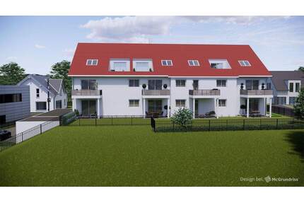 *** 3-Zimmer-Wohnung mit Süd-Westterrasse und Gartenanteil - Neubau Mehrfamilienhaus mit 11 Einheiten *** - Babenhausen
