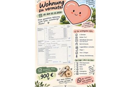 3 Zimmer Wohnung in Amberg 68m^
