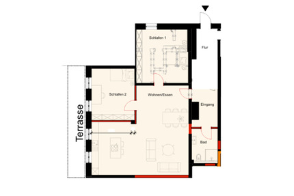 ca. 111 qm Erstbezug mit kleiner Terrasse I Elspe-Zentrum - Lennestadt