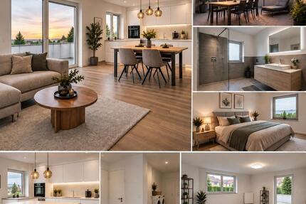 3-Zimmer-Dachgeschosswohnung mit großer Dachterrasse in Pforzen