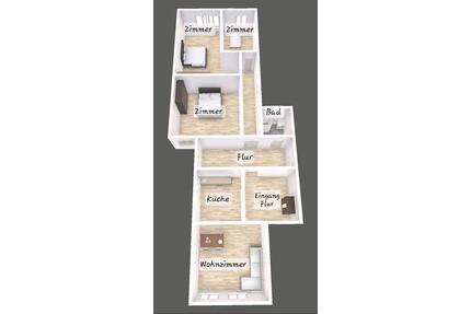 Zentrale 4,5-Zimmer-Wohnung in Waldkirch zu vermieten - Freiburg im Breisgau Herdern