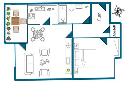 Attraktive 2-Zimmer-Wohnung mit Süd-Balkon und Stellplätzen - Ingolstadt Münchener Straße