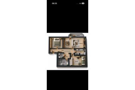 3-Zimmer Wohnung mit Balkon Garage Einbauküche in Günzburg