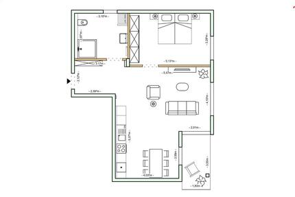 rollstuhlgerechte Wohnung, WBS notwendig! - Detmold Hiddesen