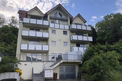 Attraktive 3,5-Zimmer-Wohnung mit Balkon, Aufzug & Tiefgarage in Horb a. N. - Innenbilder folgen - Horb am Neckar