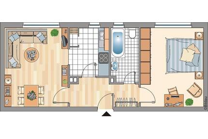 Demnächst frei! 2-Zimmer-Wohnung in Essen Frohnhausen
