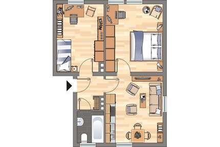 Wohnung zum Mieten in Weißenthurm 449,00 € 45.58 m²