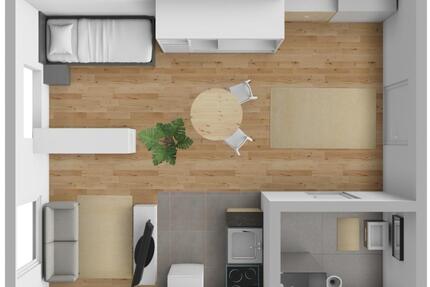 Von privat: möbliertes 1 Zi.-App mit optimaler Verkehrsanbindung - Frankenthal (Pfalz)