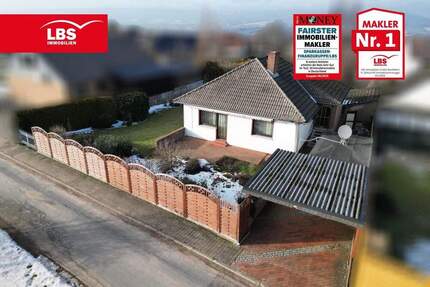 Charmanter Bungalow mit großem Grundstück, Garage, Carport sowie viel Entwicklungspotenzial... - Auetal Hattendorf