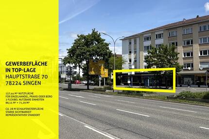 157 m² Gewerbefläche - 2 Einheiten, Top-Lage Singen-Zentrum - Singen (Hohentwiel)