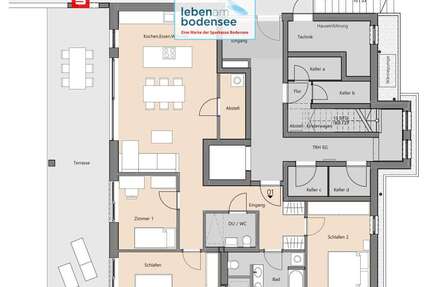 Wohnung zum Kaufen in Tettnang 845.000,00 € 130.21 m²