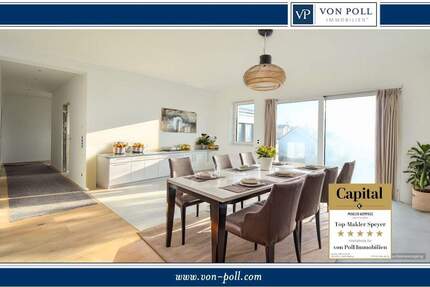 Sonnige Dachgeschoss-Wohnung mit Aufzug und großem Balkon - Limburgerhof