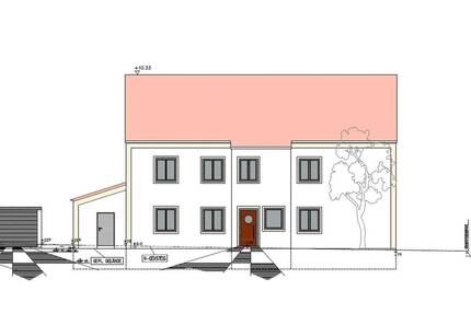 Provisionsfrei!! Neubau OG Wohnung mit Balkon u. Garage - Vohburg-Irsching