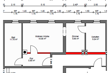 Wohnung zum Mieten in Oelsnitz 349,90 € 54 m²