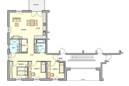 Wohnung zum Mieten in Weinböhla 1.222,00 € 104 m²