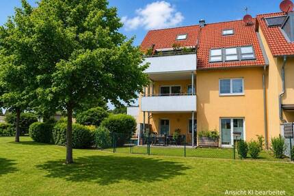 3 Zimmer Wohnung mit Terrasse, Garten, Keller, Garage und Stellplatz - Allersberg