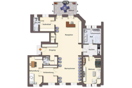 1. Reihe Bodensee! Altbaujuwel mit Seesicht in Konstanz – 178 m²