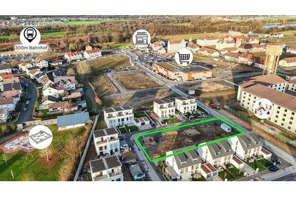 DIETZ: 6 Reihenhausgrundstücke mit Baugenehmigungen im neuen Babenhäuser Wohnquartier Kaisergärten! - Babenhausen Sickenhofen