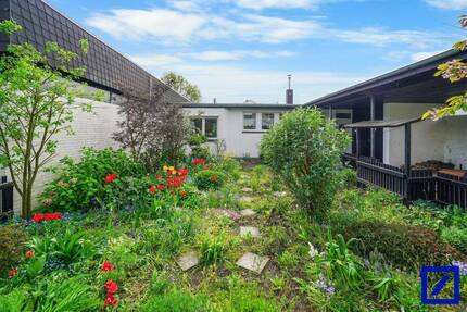 Wohnen auf einer Ebene - Gepflegter Bungalow mit uneinsehbarem Garten in Lilienthal