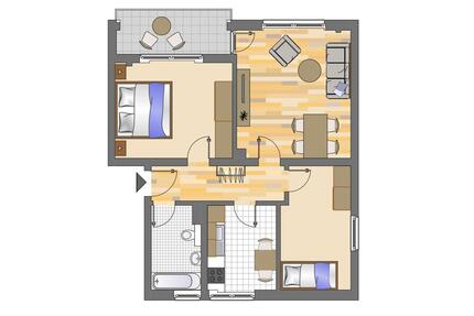 3-Zimmer-Wohnung in Gelsenkirchen Hassel