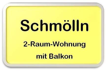 Eine 2-Raum-Wohnung mit Balkon - 300,00&nbsp;EUR Kaltmiete, ca.&nbsp; 56,50&nbsp;m&sup2;&nbsp;Wohnfl&auml;che in Schmölln (PLZ: 04626)