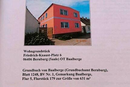 Schönes Ein-Zweifamiliehaus in Baalberge - Bernburg (Saale)