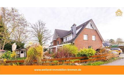 Friesen-Endhaus mit großem Gartenanteil in Stuhr-Moordeich