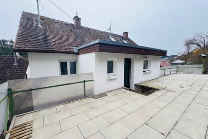 Teilsaniertes Einfamilien-Mehrgenerationenhaus mit Terrasse, Garage und zusätzlichem Waldgrundstück - Horb am Neckar