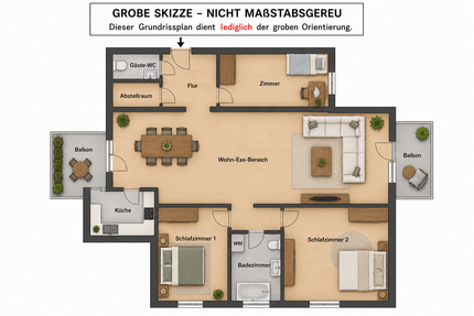 Wohnung zum Mieten in Aurich 599,00 € 85.08 m²