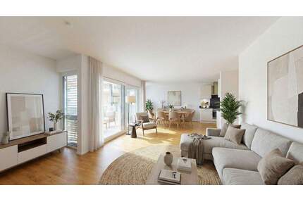 Provisionsfreie 4-Zi.-Wohnung mit Balkon, TG-Stellplatz & Einbauküche in RV, bezugsfrei zum 01.04.26 - Ravensburg Südstadt