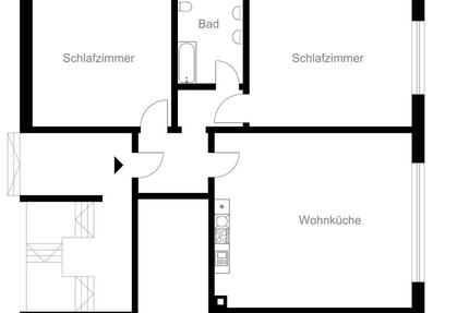 Modern, Hell u. Zentral-3 Zimmer-100qm inkl.Küche in Ebingen - Albstadt