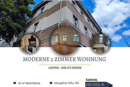 Wohnung zum Kaufen in Leipzig Dölitz-Dösen 235.000,00 € 67 m² - Leipzig / Dölitz-Dösen