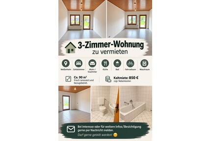 Mietwohnung - 1.050,00&nbsp;EUR Kaltmiete, ca.&nbsp; 90,00&nbsp;m&sup2; in Meißenheim (PLZ: 77974)