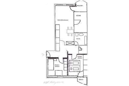 Schöne 3-Zimmer-Wohnung mit 2 Balkonen und Hobbyraum in Regensburg
