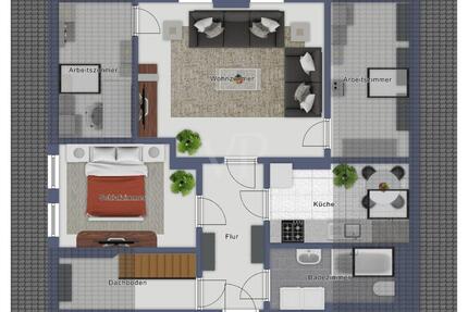 70m² Altbau-Charme mit Dachgeschoss-Flair - zentrales Wohnen in Senftenberg