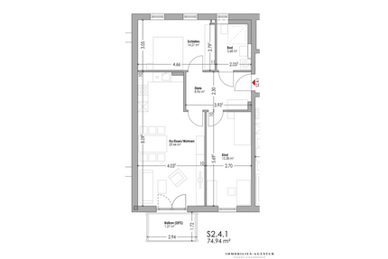 Wohnung zum Mieten in Schwandorf 604,85 € 74.94 m²