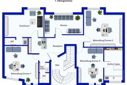 Büro in Leonberg 1.050,00 € 132.7 m²