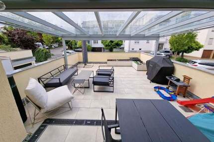 Sonnige 3,5-Zimmer-Wohnung mit großer Terrasse und eigenem Garten - Fildestadt Bernhausen