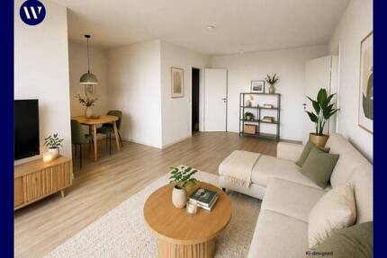 Willkommen in Ihrer frisch modernisierten Familien-Wohnung mit Balkon-Weitblick, Wannenbad, Gäste-WC - Köln Urbach