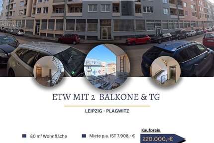 Wohnung zum Kaufen in Leipzig 220.000,00 € 79.63 m²