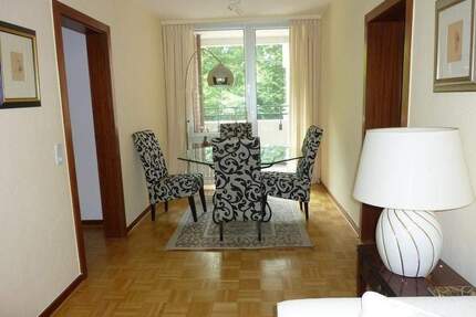 D-Nähe Zoopark: schicke 3 Zi.Whg. 95 m², gr.Sonnenbalkon,Lift, Garage, Schwimmbad u. Sauna - Düsseldorf Mörsenbroich