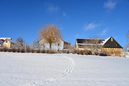 2-Familienhaus mit Nebengebäuden und 4,3 h großem Grundstück - Betzenstein